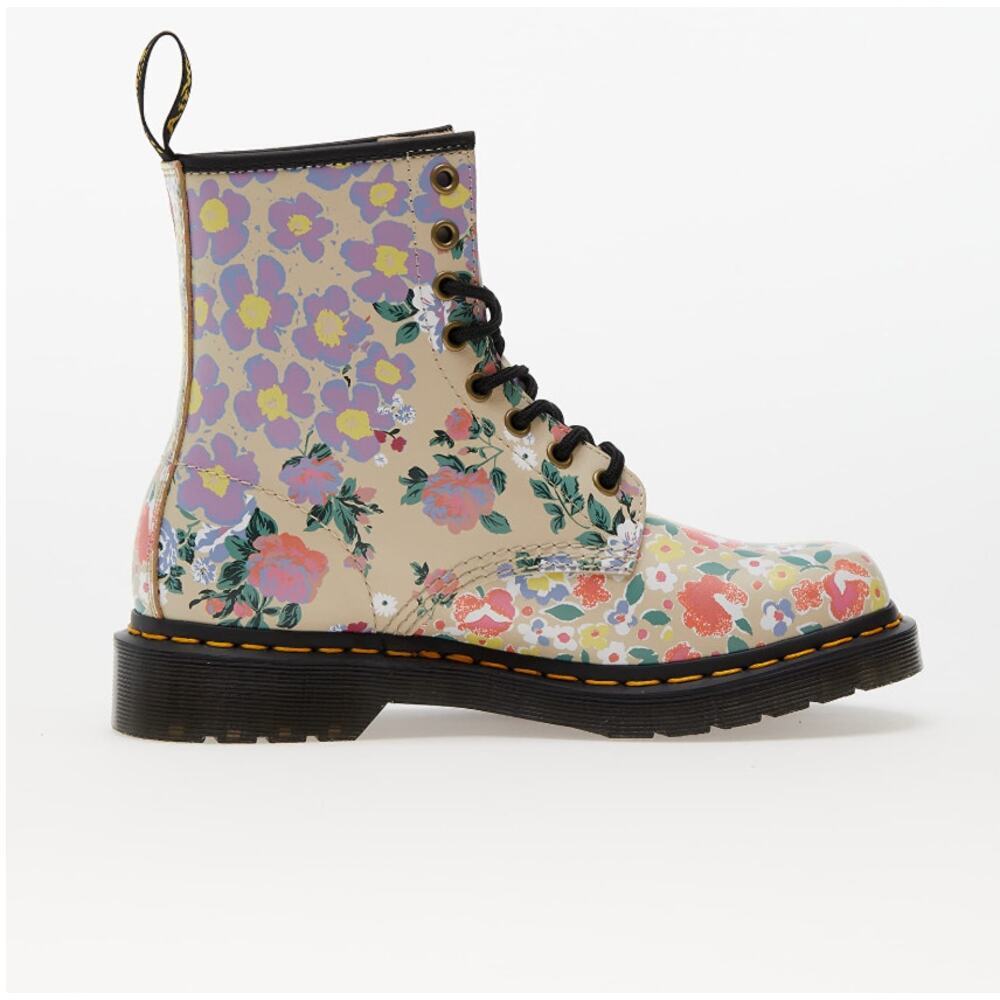 Dr,Martens 1460 Floral Mash Up Leather Lace Up Boots Size EU 37/ US 6 - Picture 2 of 10